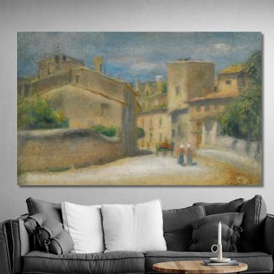 Rue A Villeneuve-Les-Avignon Pierre-Auguste Renoir par440 canvas print 