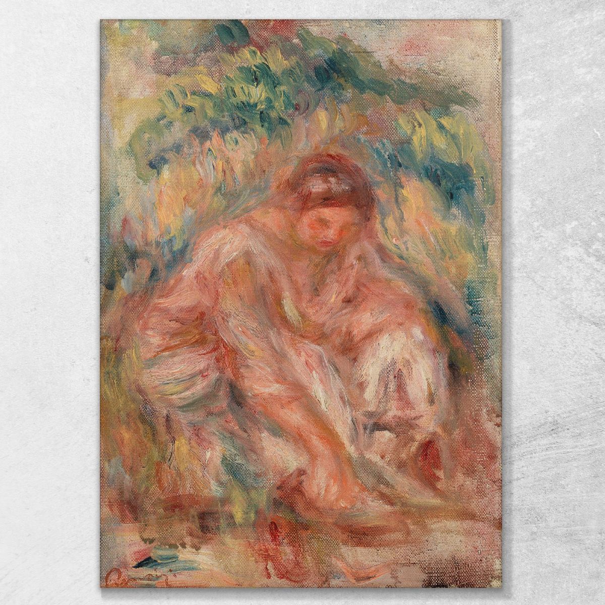 Sketch Of A Woman Pierre-Auguste Renoir par449 canvas print 