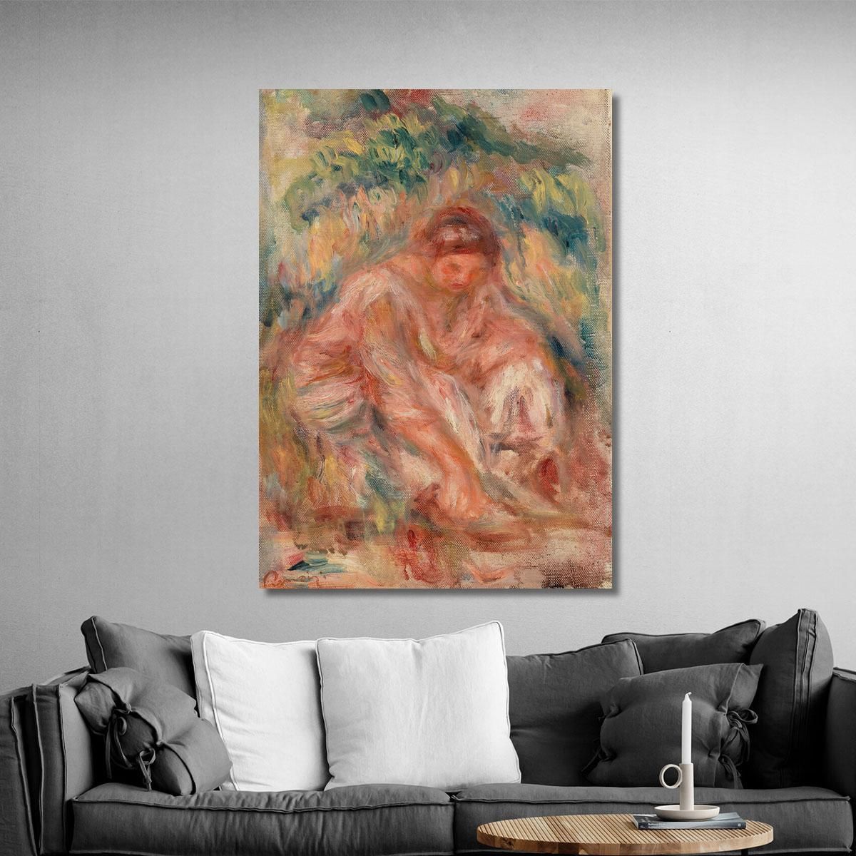Sketch Of A Woman Pierre-Auguste Renoir par449 canvas print 