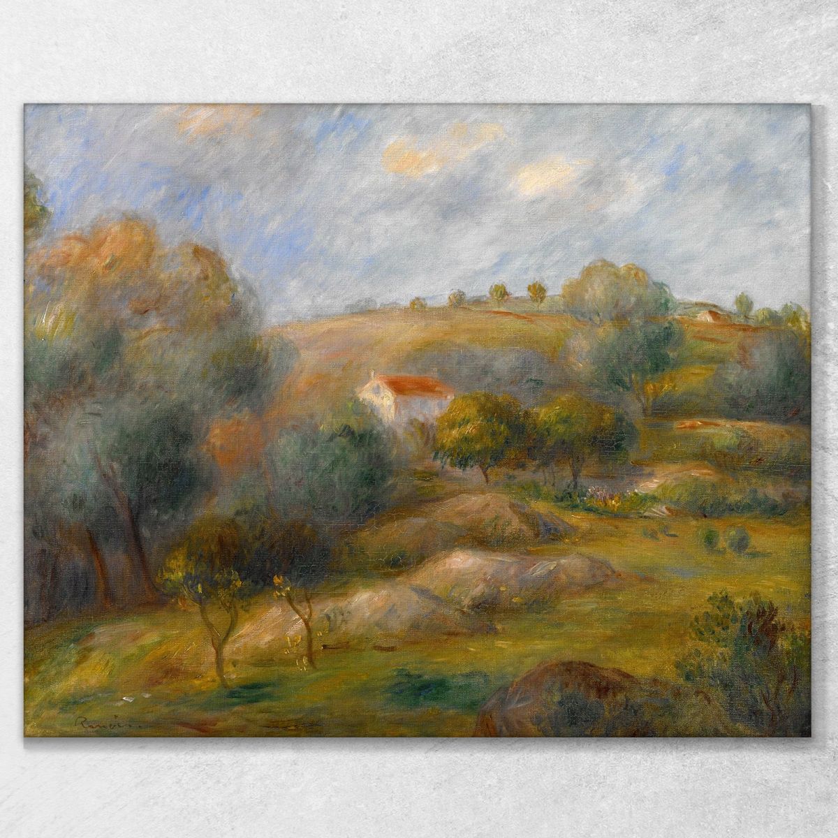 Springtime In Essoyes Pierre-Auguste Renoir par451 canvas print 