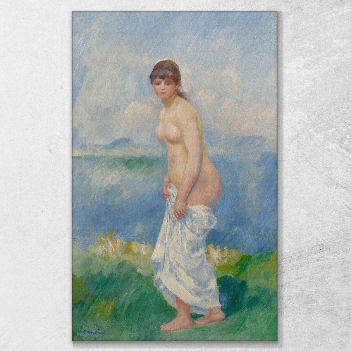 Standing Bather Pierre-Auguste Renoir par453 canvas print 