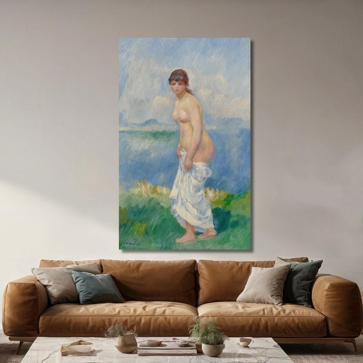 Standing Bather Pierre-Auguste Renoir par453 canvas print 