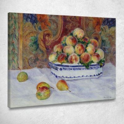 Still Life With Peaches Pierre-Auguste Renoir par459 canvas print 
