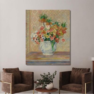 Still Life Flowers Pierre-Auguste Renoir par460 canvas print 