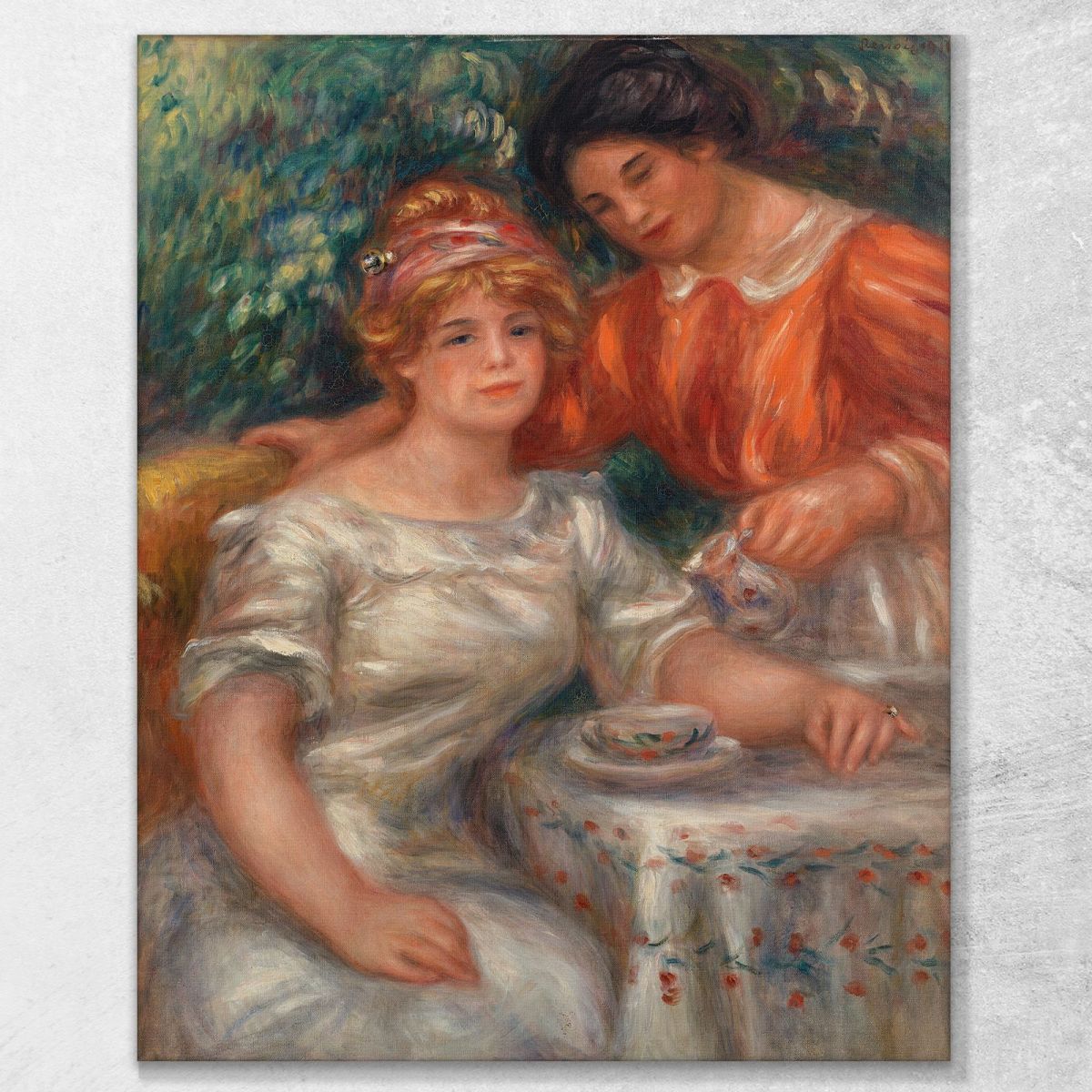 Tea Time Pierre-Auguste Renoir par465 canvas print 