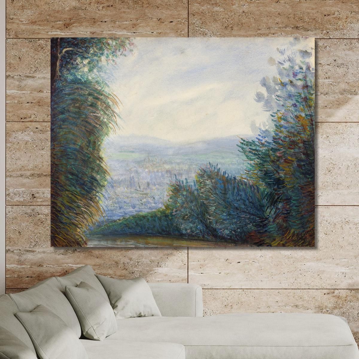 The Auvers Valley On The Oise River Pierre-Auguste Renoir par466 canvas print 