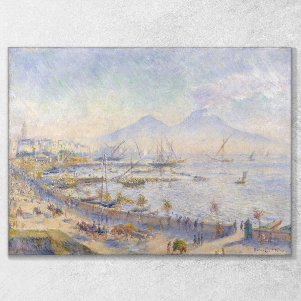 The Bay Of Naples Pierre-Auguste Renoir par467 canvas print 