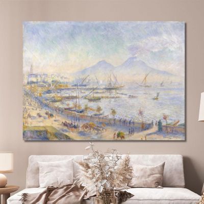 The Bay Of Naples Pierre-Auguste Renoir par467 canvas print 