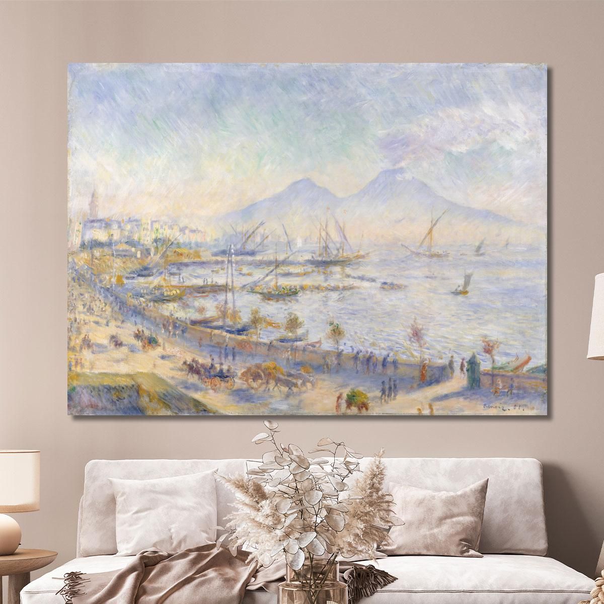 The Bay Of Naples Pierre-Auguste Renoir par467 canvas print 