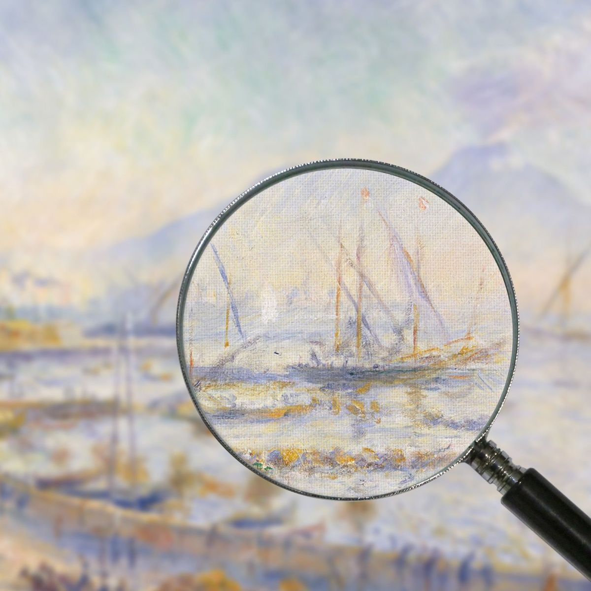 The Bay Of Naples Pierre-Auguste Renoir par467 canvas print
