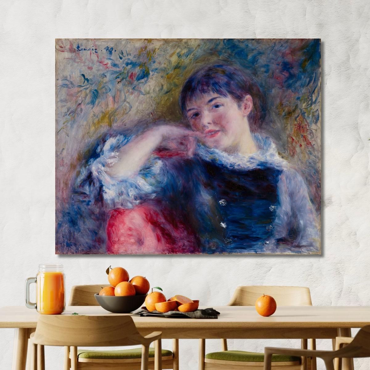 The Dreamer Pierre-Auguste Renoir par469 canvas print 