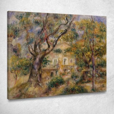 The Farm At Les Collettes Cagnes Pierre-Auguste Renoir par471 canvas print 