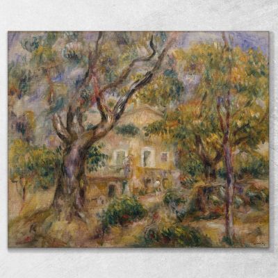 The Farm At Les Collettes Cagnes Pierre-Auguste Renoir par471 canvas print 
