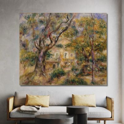 The Farm At Les Collettes Cagnes Pierre-Auguste Renoir par471 canvas print 