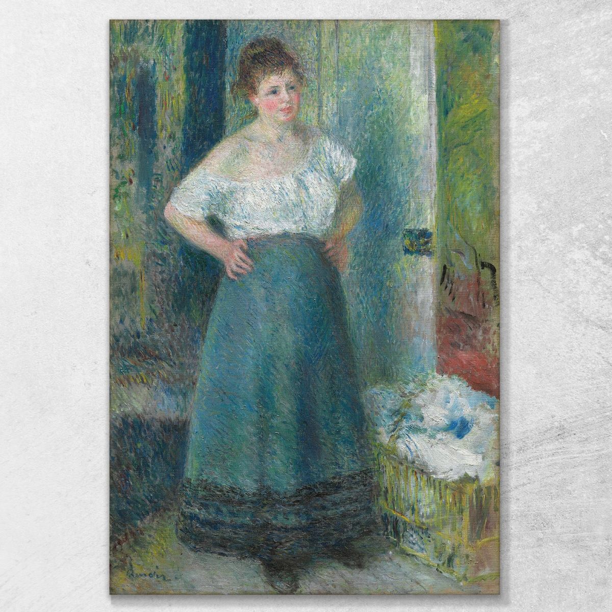 The Laundress Pierre-Auguste Renoir par472 canvas print 