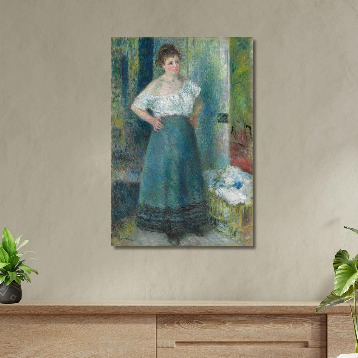 The Laundress Pierre-Auguste Renoir par472 canvas print 