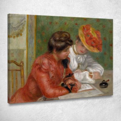 The Letter Pierre-Auguste Renoir par473 canvas print 