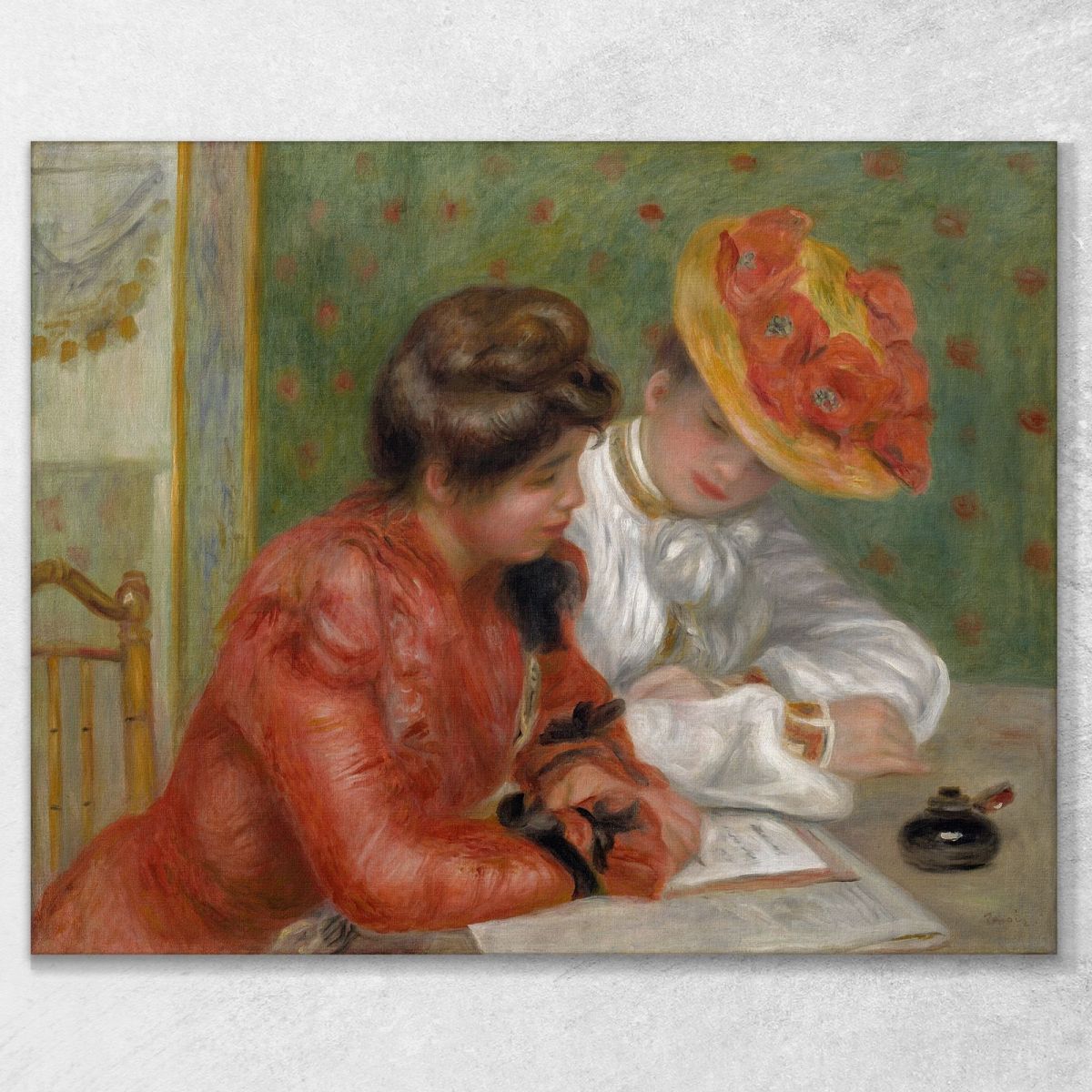 The Letter Pierre-Auguste Renoir par473 canvas print 