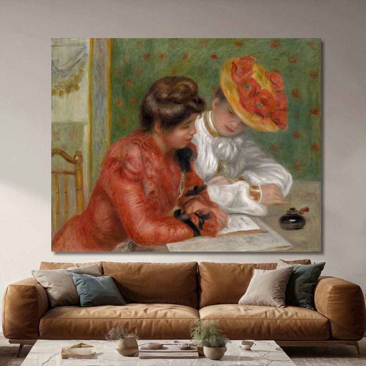 The Letter Pierre-Auguste Renoir par473 canvas print 