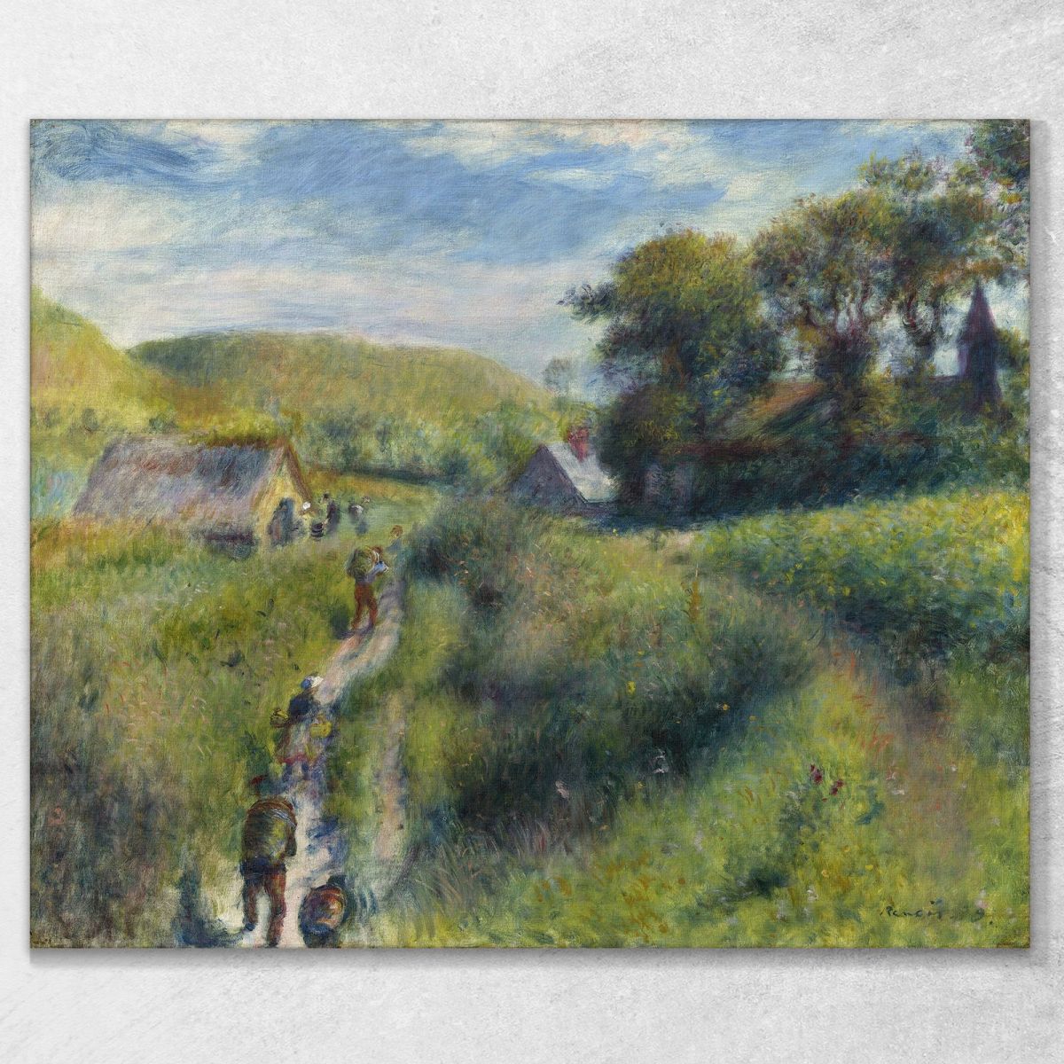 The Mussel Harvest Pierre-Auguste Renoir par475 canvas print 