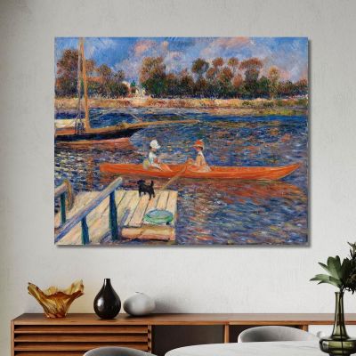 The Seine At Argenteuil Pierre-Auguste Renoir par476 canvas print 