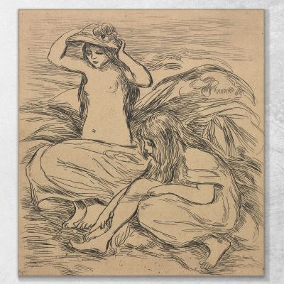 The Two Bathers Pierre-Auguste Renoir par479 canvas print 