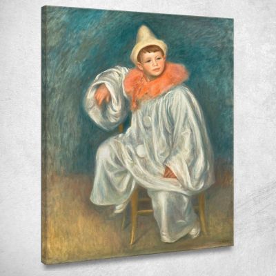 The White Pierrot Pierre-Auguste Renoir par480 canvas print 