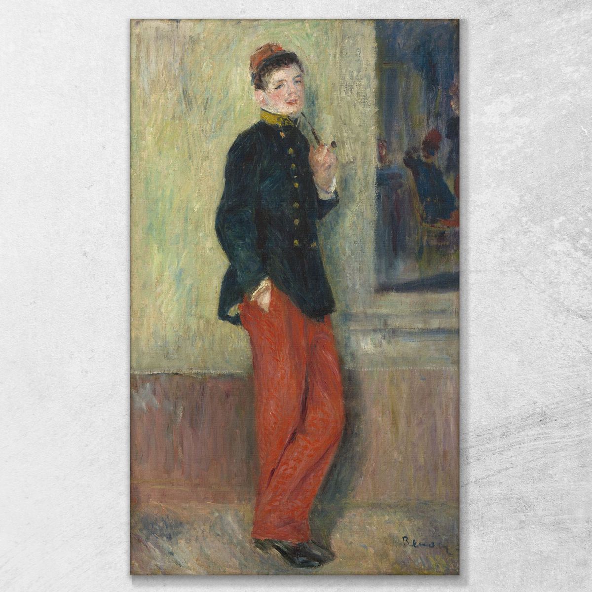 The Young Soldier Pierre-Auguste Renoir par481 canvas print 