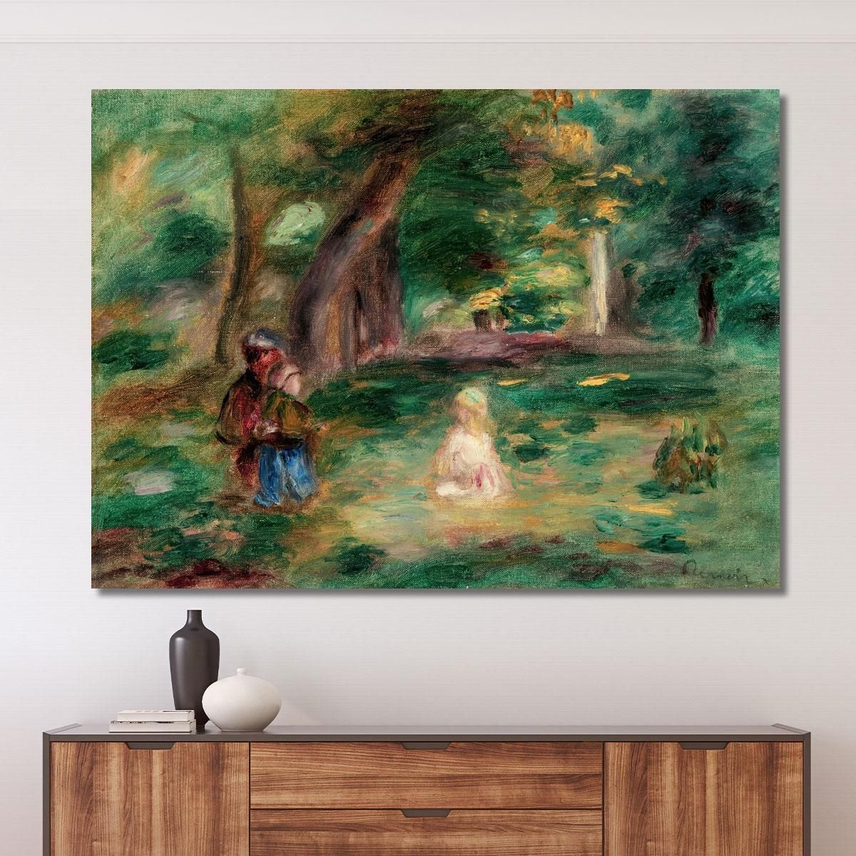 Three Figures In A Landscape Pierre-Auguste Renoir par484 canvas print 
