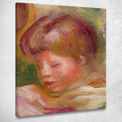 Woman'S Head 2 Pierre-Auguste Renoir par488 canvas print 