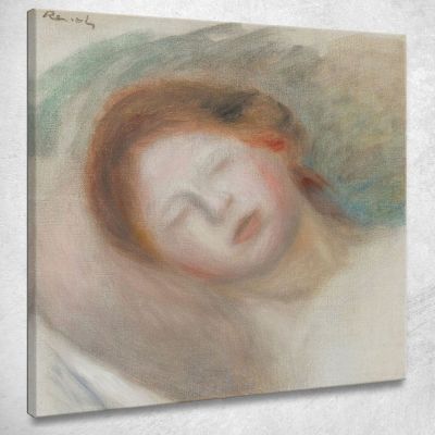 Woman'S Head Pierre-Auguste Renoir par490 canvas print 
