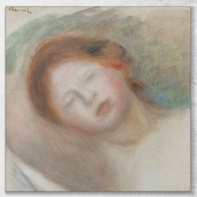 Woman'S Head Pierre-Auguste Renoir par490 canvas print 