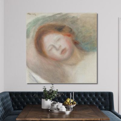Woman'S Head Pierre-Auguste Renoir par490 canvas print 