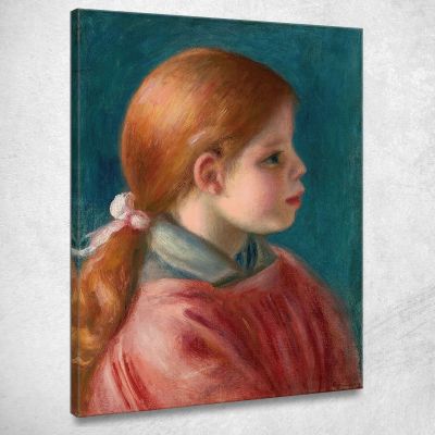 Head Of A Girl Pierre-Auguste Renoir par491 canvas print 