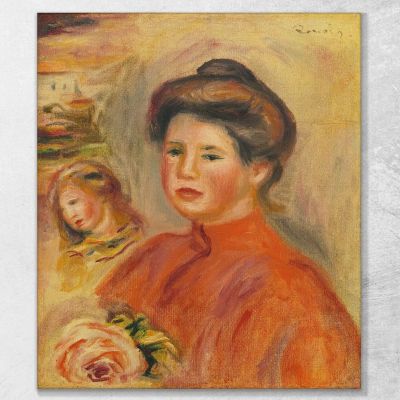 Heads Of Women Gabrielle Pierre-Auguste Renoir par492 canvas print 