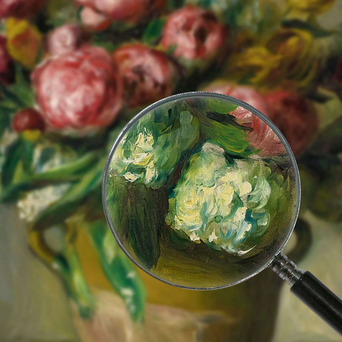 Vase Of Peonies Pierre-Auguste Renoir par494 canvas print