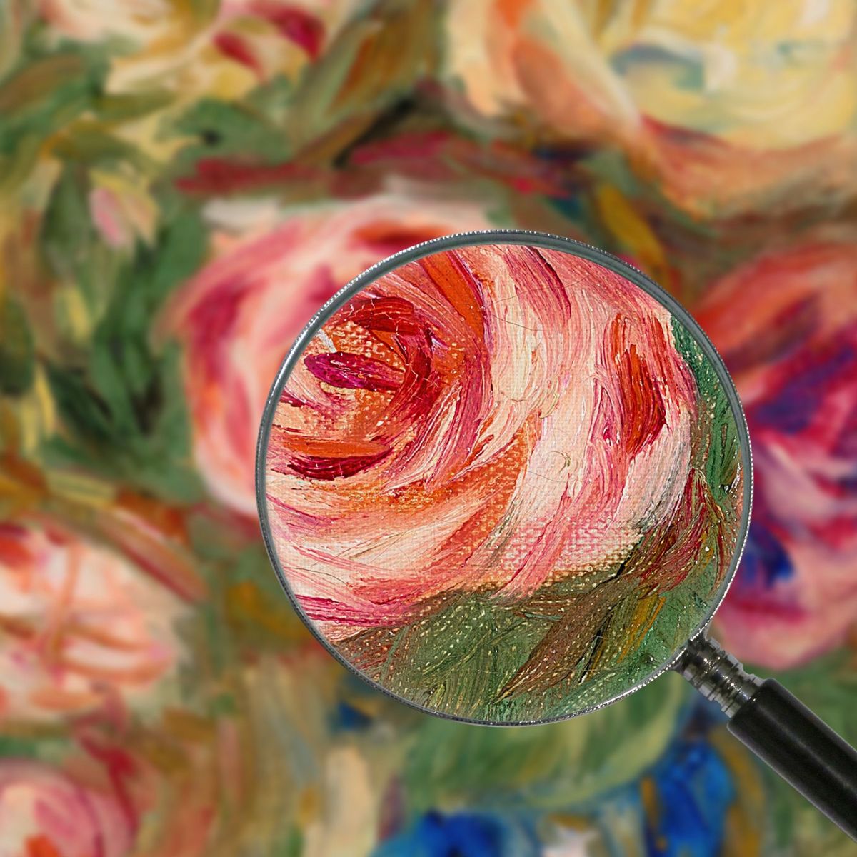 Vase Of Roses Pierre-Auguste Renoir par496 canvas print