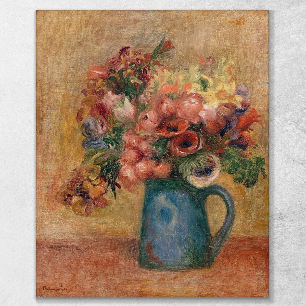Vase Of Flowers Pierre-Auguste Renoir par497 canvas print 