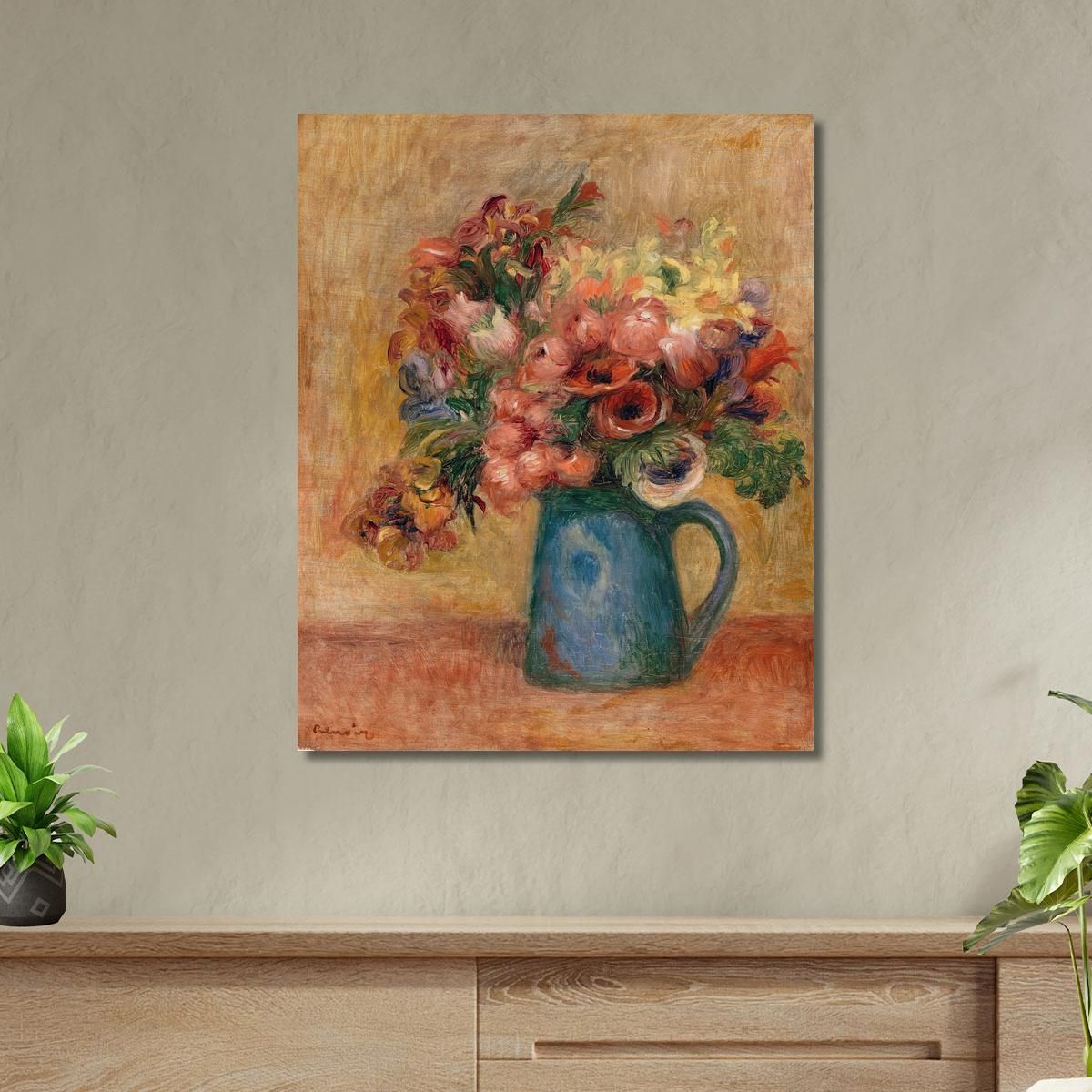 Vase Of Flowers Pierre-Auguste Renoir par497 canvas print 