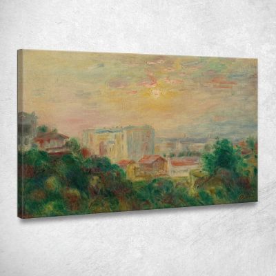 View Of Montmartre Pierre-Auguste Renoir par504 canvas print 