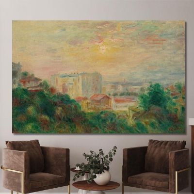 View Of Montmartre Pierre-Auguste Renoir par504 canvas print 
