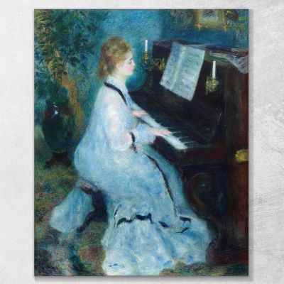 Woman At The Piano Pierre-Auguste Renoir par506 canvas print 