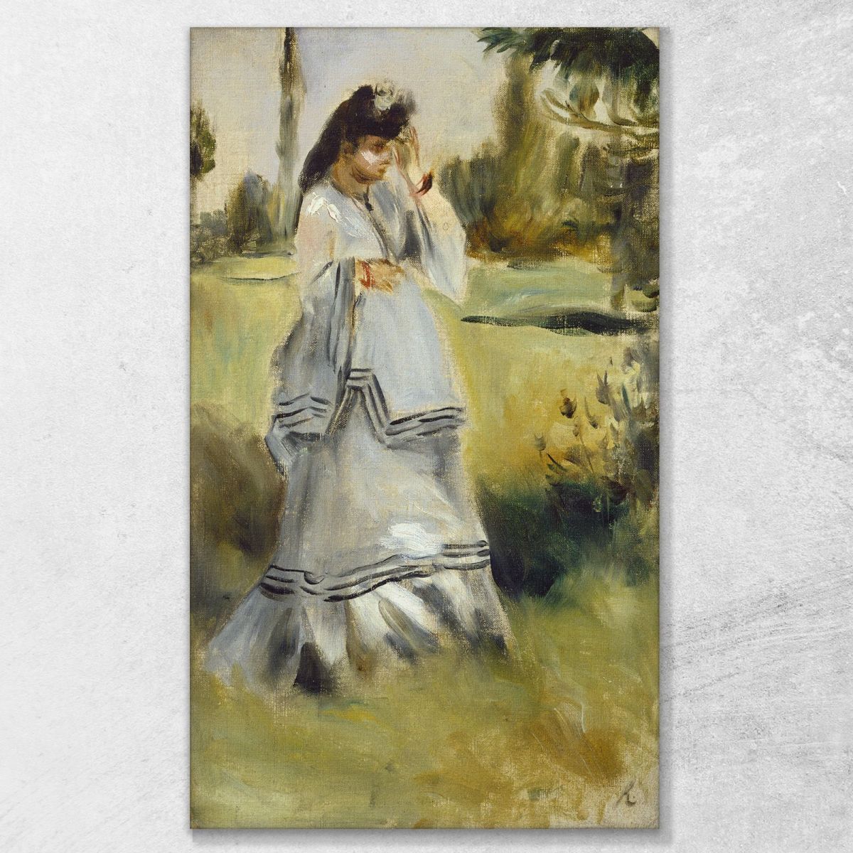 Woman In A Park Pierre-Auguste Renoir par510 canvas print 
