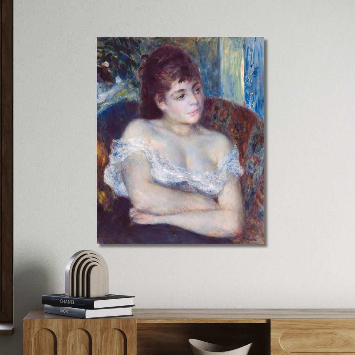 Woman In An Armchair Pierre-Auguste Renoir par511 canvas print 