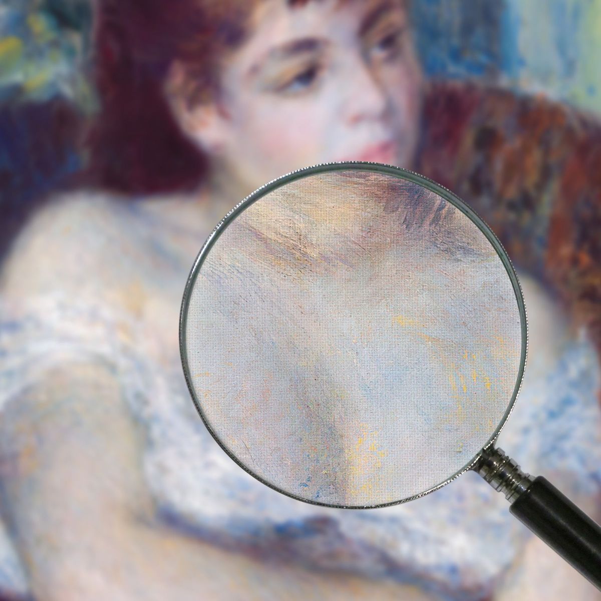 Woman In An Armchair Pierre-Auguste Renoir par511 canvas print