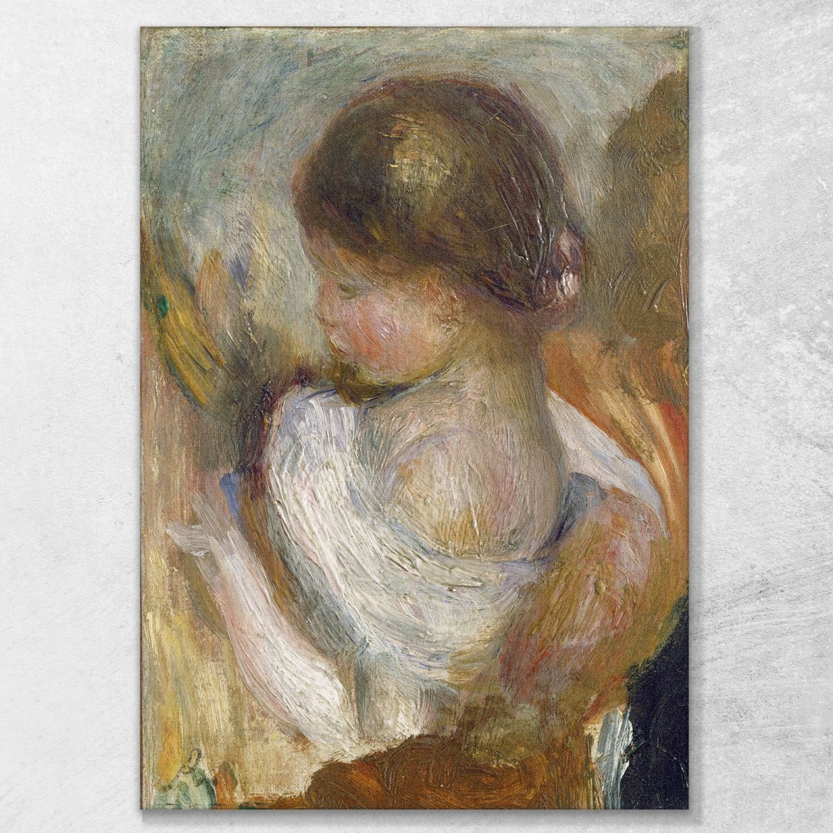 Young Girl Reading Pierre-Auguste Renoir par526 canvas print 