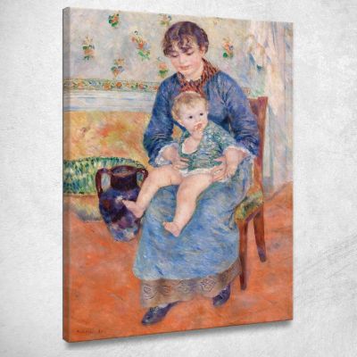 Young Mother Pierre-Auguste Renoir par527 canvas print 