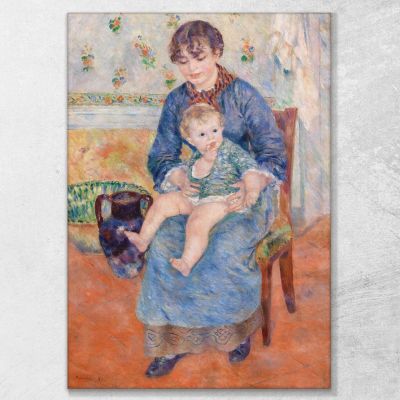 Young Mother Pierre-Auguste Renoir par527 canvas print 
