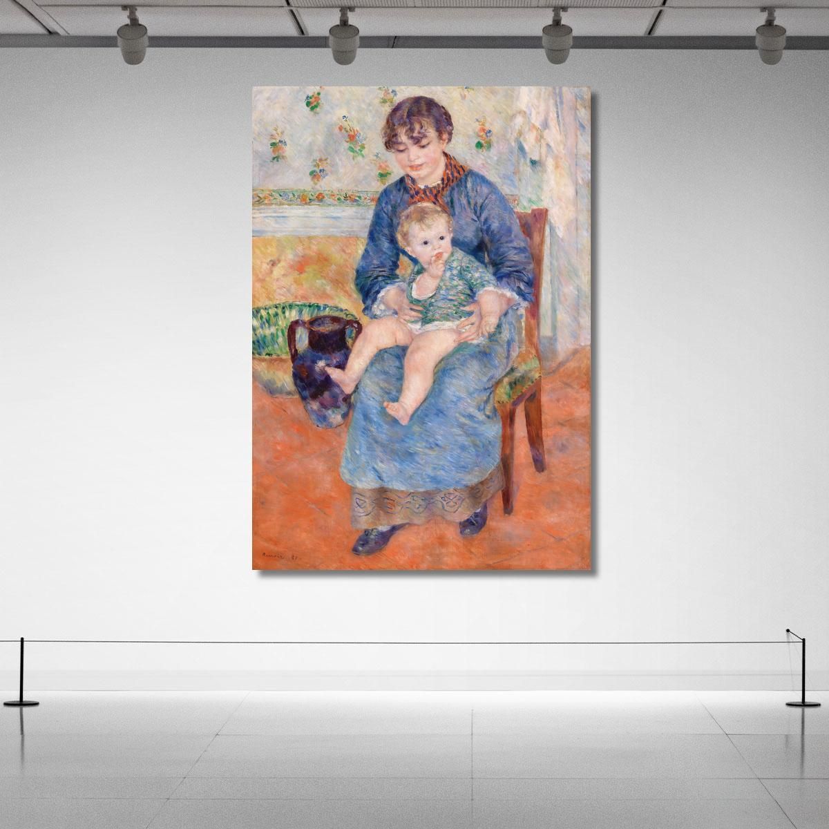 Young Mother Pierre-Auguste Renoir par527 canvas print 
