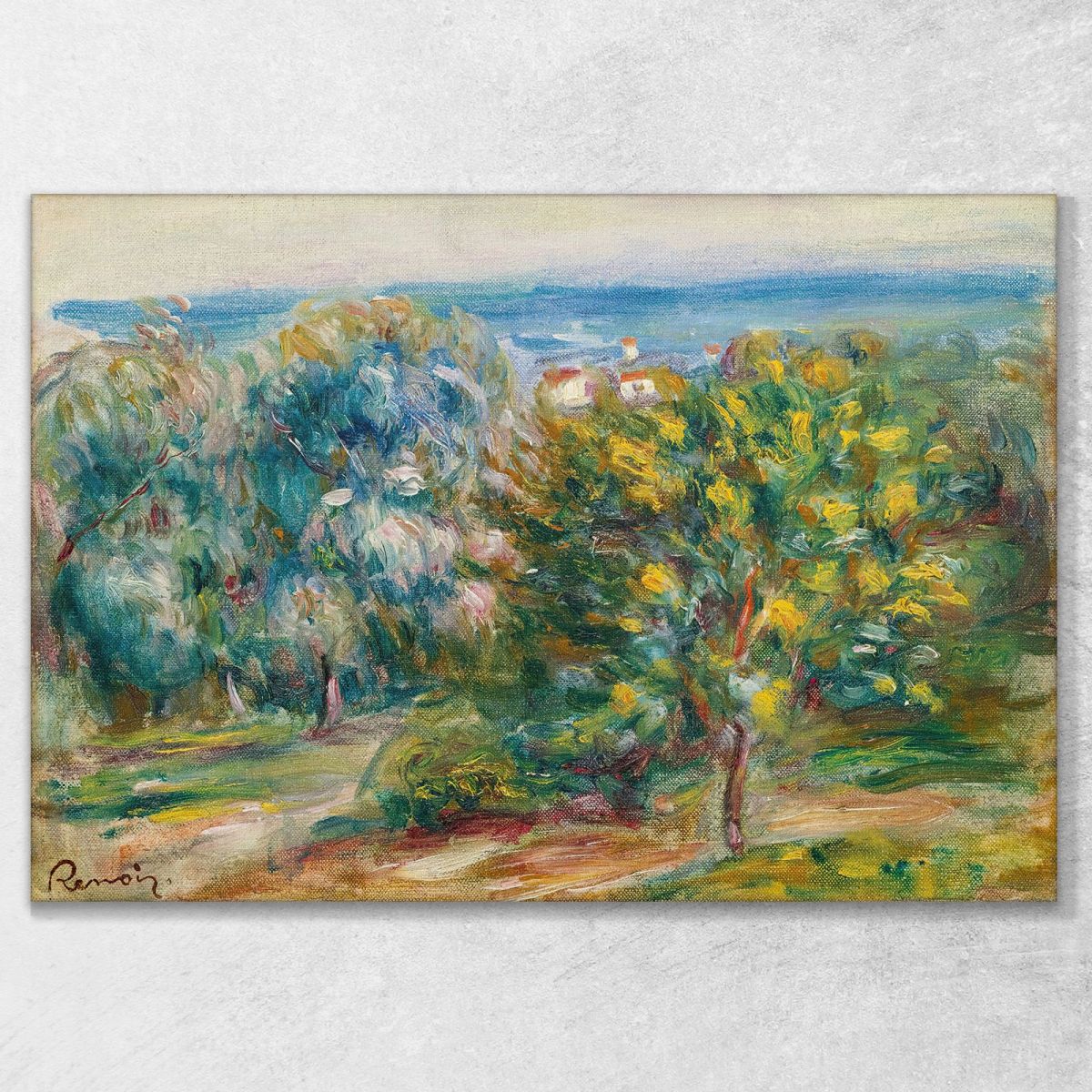 Southern Landscape Sketch Pierre-Auguste Renoir par534 canvas print 